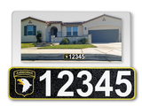 Curb-Wrap, House Address Numbers, Military Branches