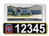 Curb-Wrap, House Address Numbers, Military Branches