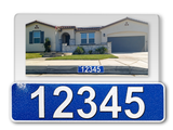 Curb-Wrap, Self-Adhesive, House Address Numbers, Reflective