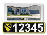 Curb-Wrap, House Address Numbers, Military Branches