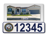 Curb-Wrap, House Address Numbers, Military Branches