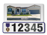 Curb-Wrap, House Address Numbers, Military Branches