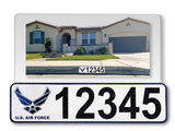Curb-Wrap, House Address Numbers, Military Branches