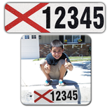 Curb-Wrap, State Flags, Self-Adhesive, House Address Numbers, Reflective