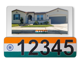 Curb-Wrap, Country Flags, Self-Adhesive, House Address Numbers, Reflective