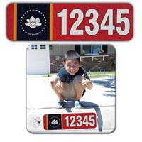 Curb-Wrap, State Flags, Self-Adhesive, House Address Numbers, Reflective