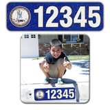 Curb-Wrap, State Flags, Self-Adhesive, House Address Numbers, Reflective