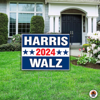 Political Campaign Yard Sign & Stickers Bundle