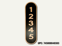 Reflective House Number Sign, 18''x5", Custom, Aluminum Composite, Weather Resistant