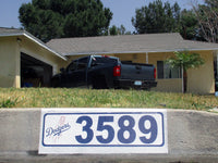 Sports Curb Wrap, Home Address Numbers, Self-Adhesive