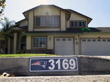 Sports Curb Wrap, Home Address Numbers, Self-Adhesive