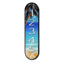 Reflective House Number Sign, 18''x5", Custom, Aluminum Composite, Weather Resistant