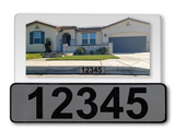 Curb-Wrap, Self-Adhesive, House Address Numbers, Reflective