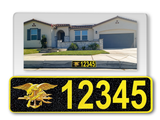 Curb-Wrap, House Address Numbers, Military Branches
