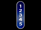 Reflective House Number Sign, 18''x5", Custom, Aluminum Composite, Weather Resistant