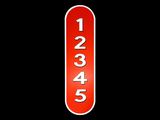 Reflective House Number Sign, 18''x5", Custom, Aluminum Composite, Weather Resistant